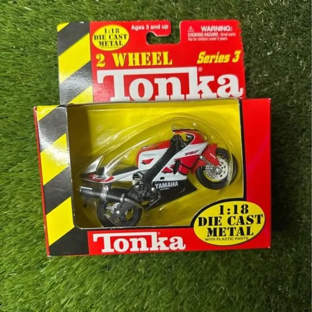 Maisto TONKA 2 WHEEL - Series 3   1/18 Diecast metal Motorcycle Red